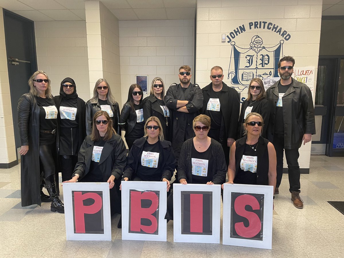 Our PBIS Matrix is not just posted on our classroom walls, it’s a way of life. Today, our staff showed how we can be safe, responsible and respectful with our costumes because that’s what JP Panthers do! Happy Halloween!