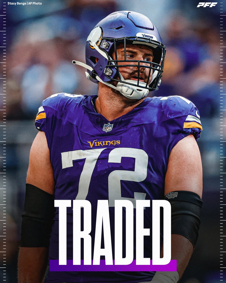 Ezra Cleveland this season:

248 pass blocking snaps
10 pressures allowed
1 sack allowed

His 73.8 PFF grade ranks 8th/84 eligible guards 📈