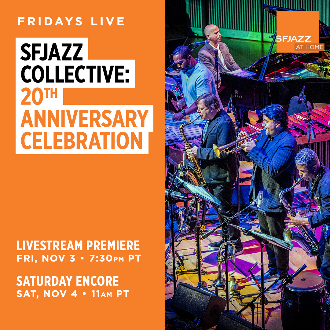 THIS WEEK– The Collective's 20th Anniv celebration continues at <a href="/SFJAZZ/">SFJAZZ</a> (Nov 2-5)! This exciting week will kick off with a Listening Party with the Collective on (Nov 1). Nov 1 Listening Party &amp; Nov 3rd livestream via SFJAZZ At Home

More Information: sfjazz.org/tickets/produc…