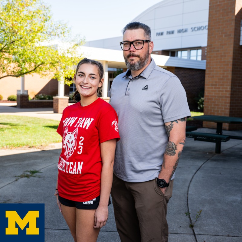 UMich's tweet photo. Michigan high schools are learning how to properly prevent and treat concussions with the help of the U-M Concussion Center.