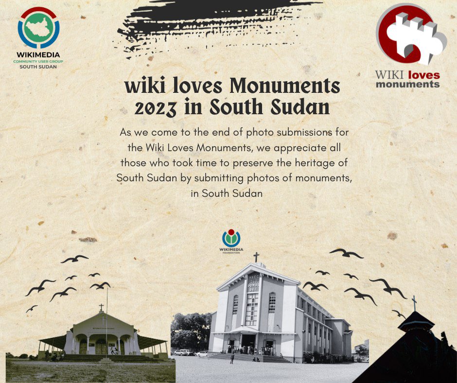 As we come to an end of submission for the <a href="/wikimonuments/">Wiki Loves Monuments</a> this year! We would love to say thank you to all those who stood with us, <a href="/Wikimedia/">Wikimedia Foundation</a> <a href="/samuel_mandenya/">Mandenya Samuel</a> @jibi <a href="/Likamboisaack/">Likambo Isaac Kangu</a> <a href="/edina_dawa/">Dawa Edina Hillary</a> thanks everyone