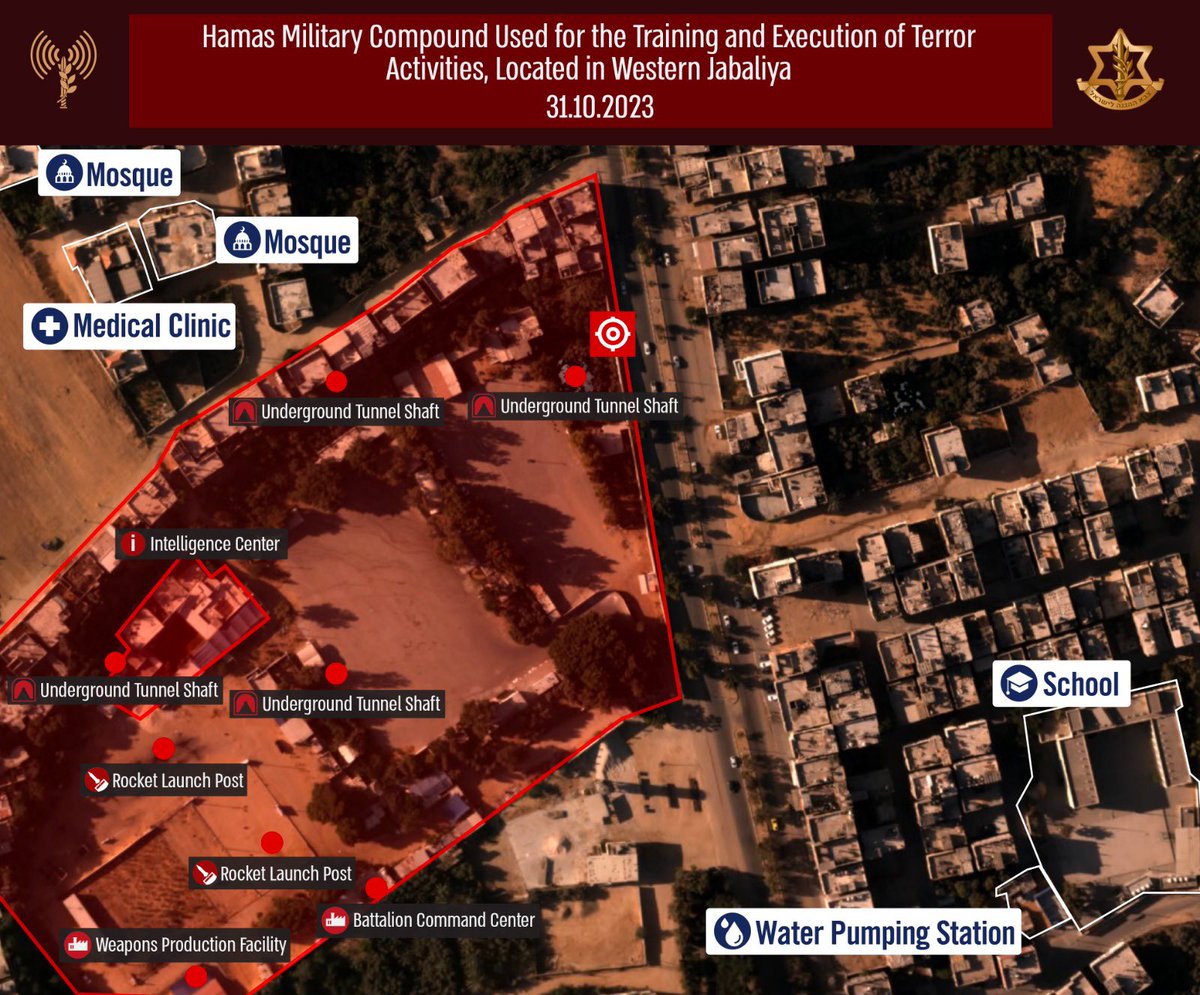 Over the past day, IDF troops operated in a Hamas terrorist stronghold in Jabaliya, northern Gaza. The stronghold was used for training and execution of terrorism activities. During the ground activity, the troops eliminated approx. 50 terrorists, as well as destroyed…