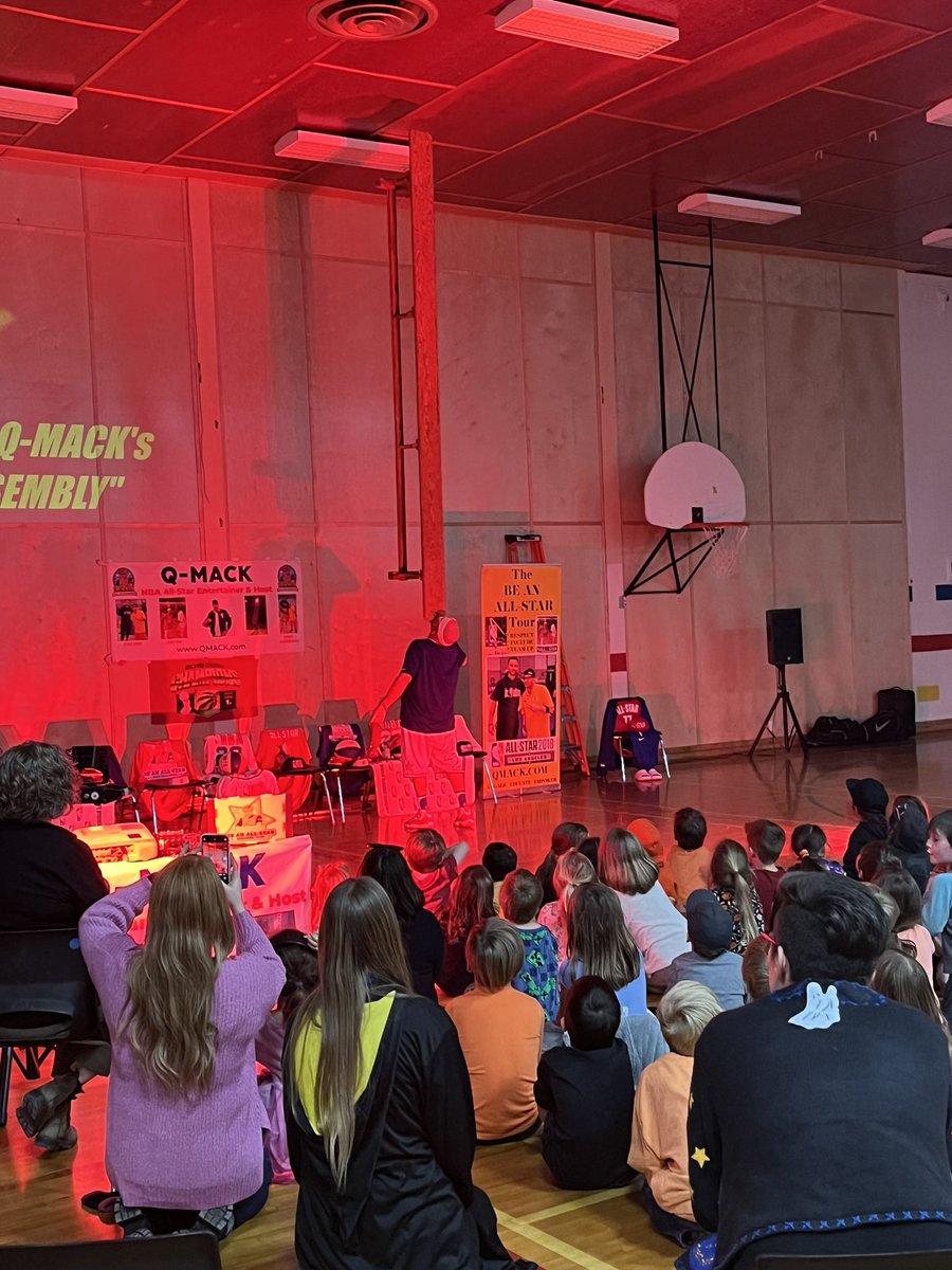 We had a great presentation today about being a buddy not a bully by Quincy Mac!