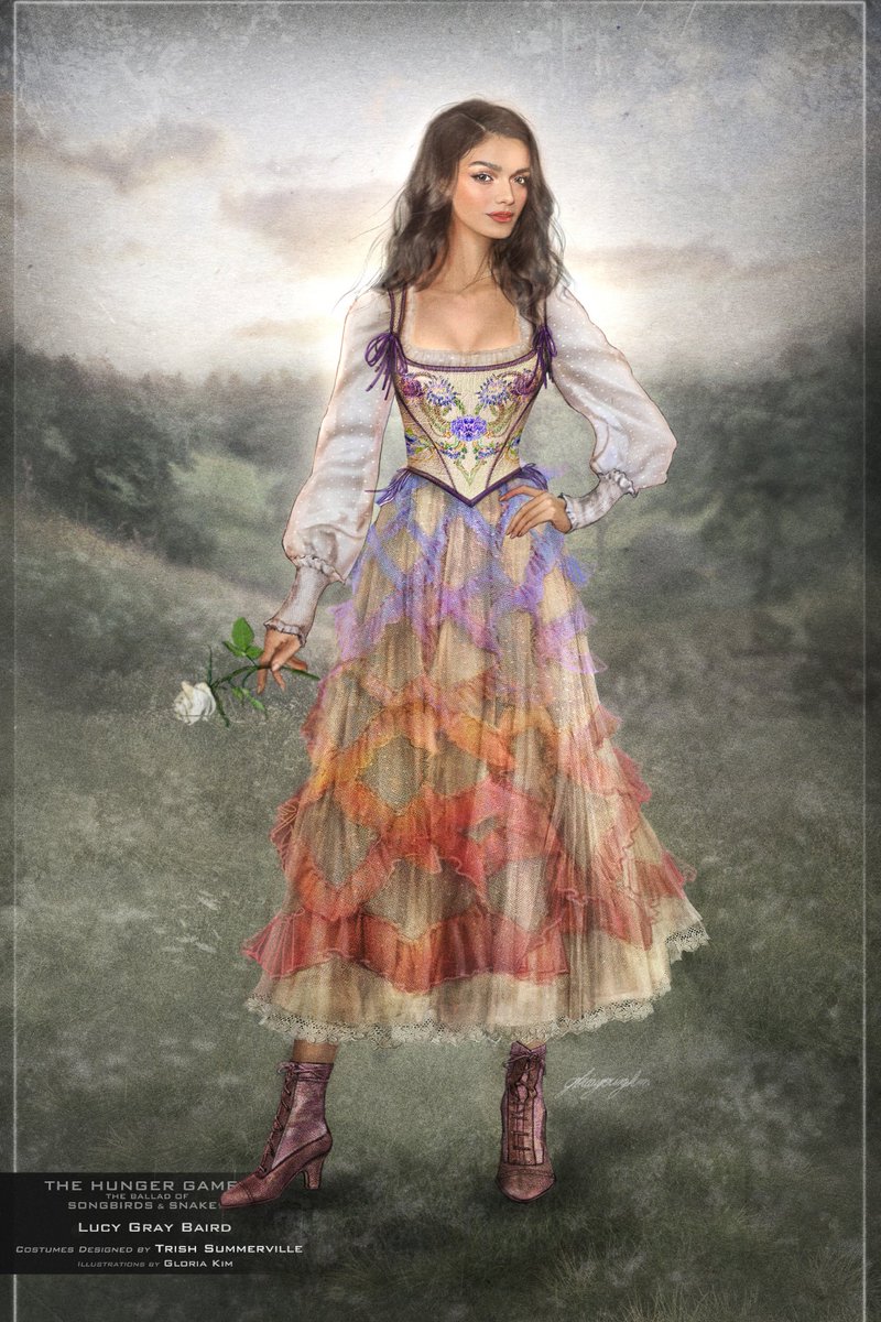 The Hunger Games: The Ballad of Songbirds and Snakes concept art by Gloria Kim