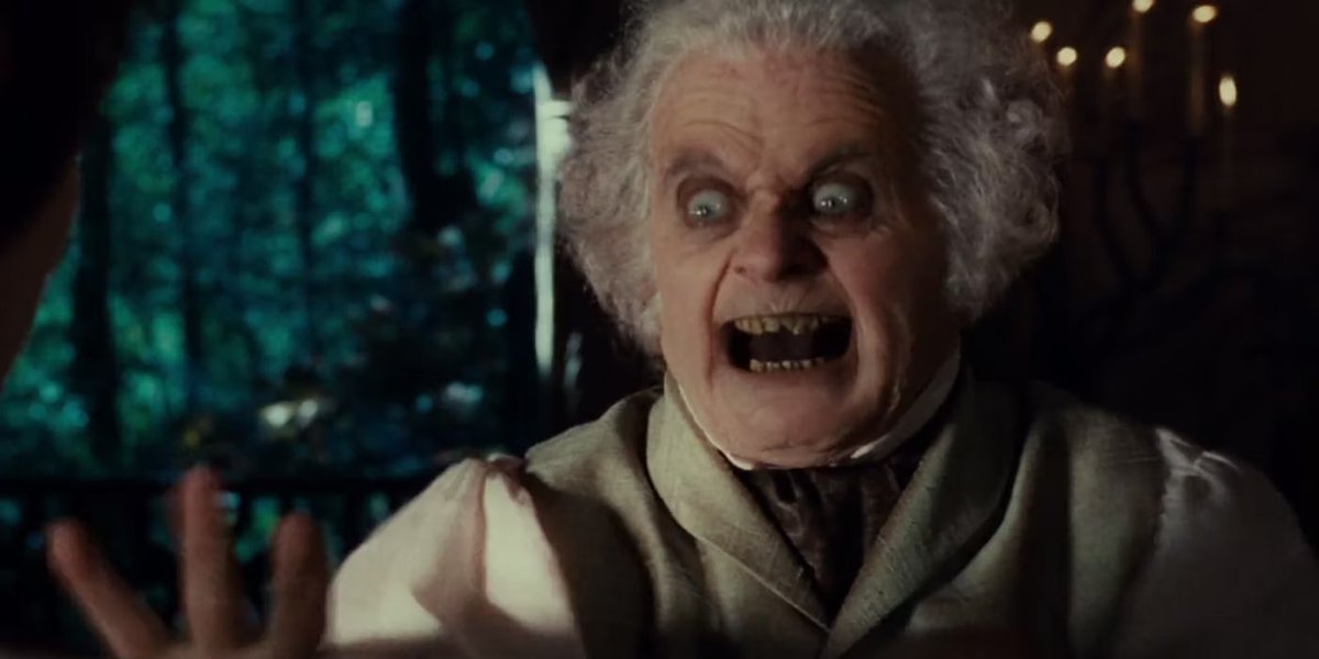 joshcarlosjosh's tweet photo. a haunted house but it's just this Bilbo https://t.co/j9qHJJwYaq