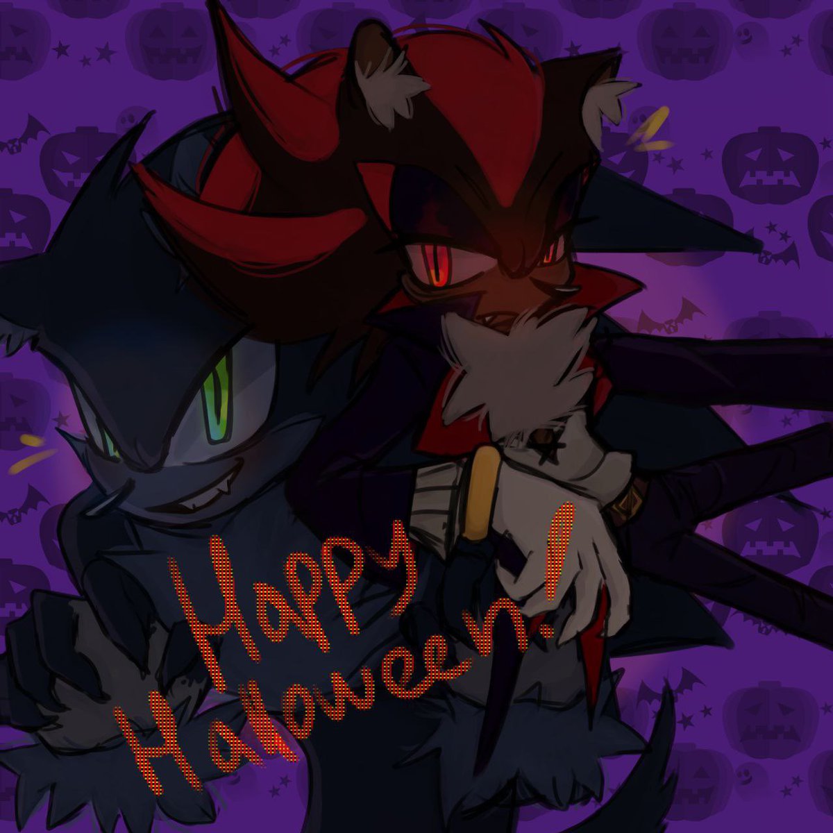 🎃💥
#sonicfanart #SonicTheHedgehog #ShadowTheHedgehog #Sonadow #Shadonic