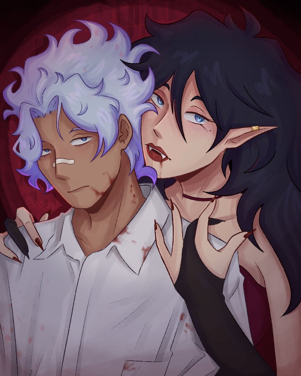 Happy Halloween! Have some vampire cloudnight 
•
#cloudnight #mha #Midnight #neumurikayama #oboroshirakumo