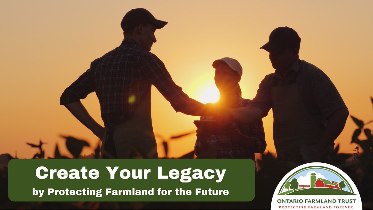 ONFarmlandTrust's tweet image. November is "Make a Will" month in Ont. Please take a
moment this month to read our blog article and consider how you can create your legacy by protecting farmland for the future. 
ontariofarmlandtrust.ca/2023/10/31/now… 
#ontag #farmlandforever  #protectfarmland #leavealegacy