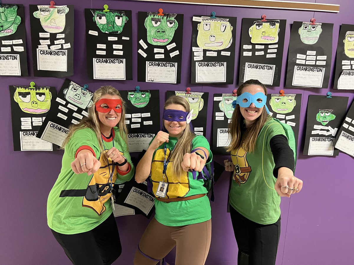 Happy Halloween!  It’s always fun dressing up with our Park Sharks!  Be safe tonight Sharks! <a href="/wcsdistrict/">Worthington Schools</a> <a href="/WoParkSharks/">Worthington Park Elementary School</a>