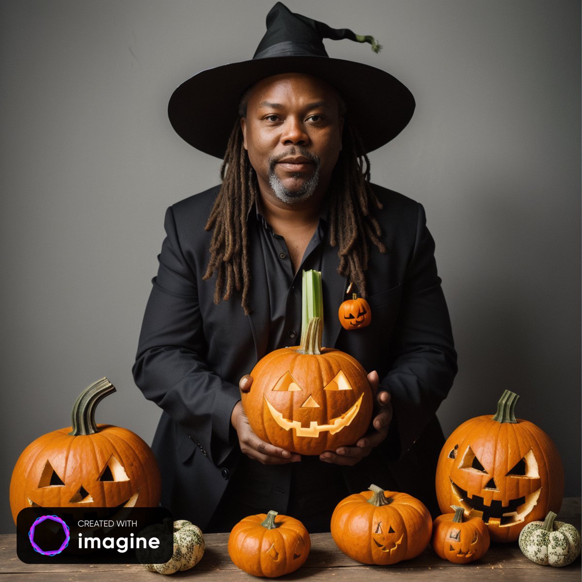 Noelnoelleeks's tweet photo. Reginald D. Hunter holding a leek #ai #art #aiart #reginalddhunter #leek #Wales 🏴󠁧󠁢󠁷󠁬󠁳󠁿 https://t.co/6Q1OoKN6TZ