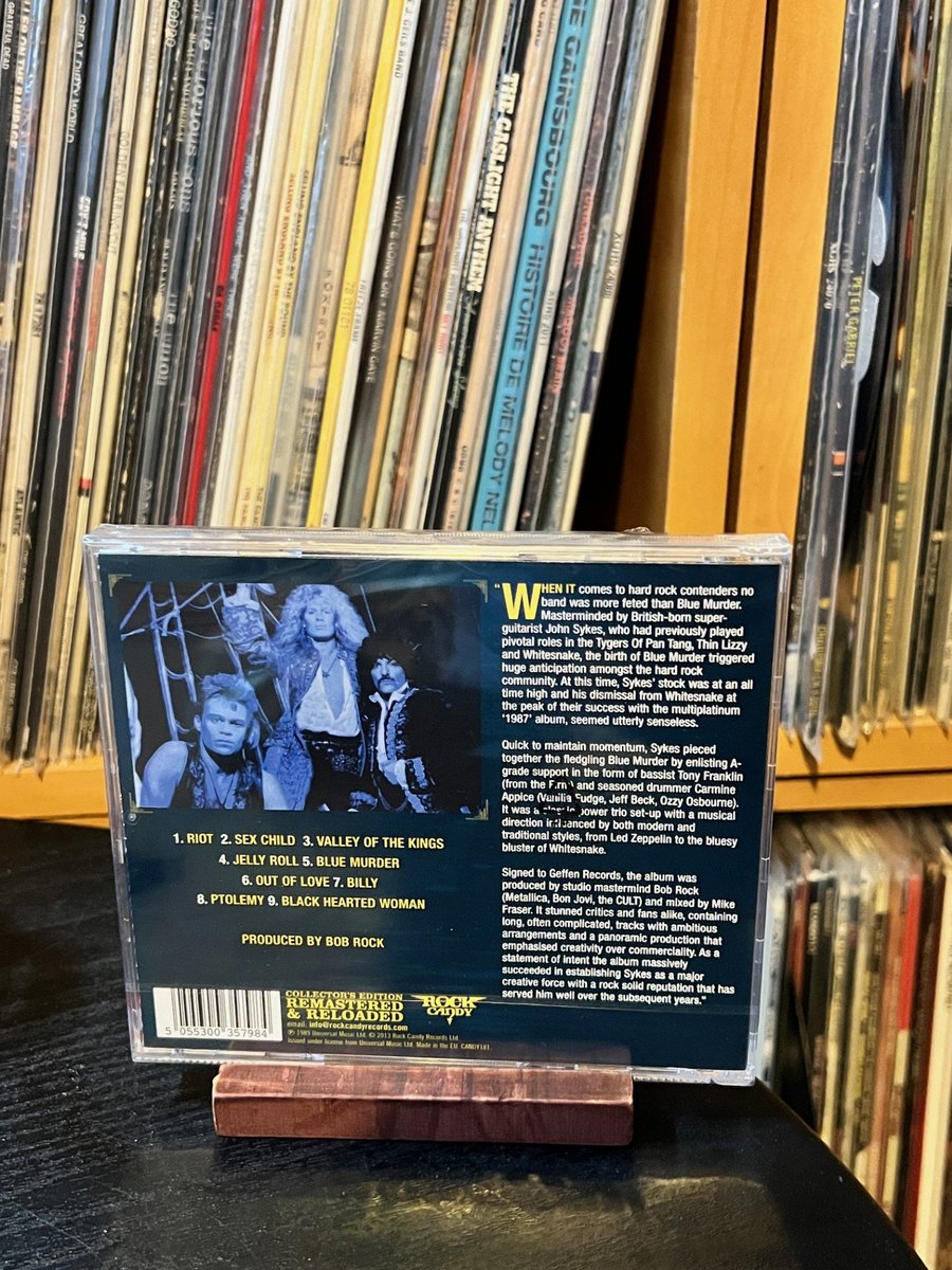 Look what came in today!! 

#BlueMurder's debut album, remastered edition featuring the incredible talents of John Sykes (Whitesnake), Carmine Appice (Rod Stewart/Jeff Beck) and Tony Franklin (The Firm)!
