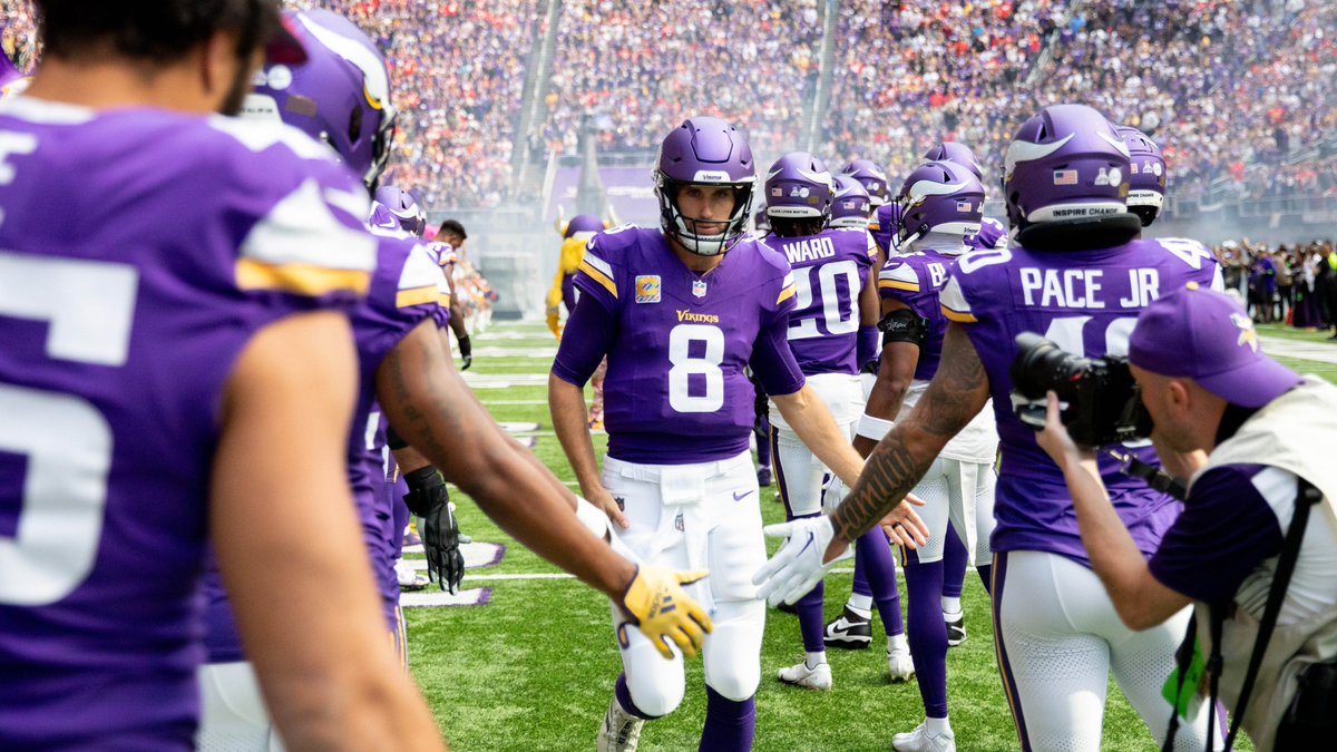 Vikings's tweet image. QB Kirk Cousins has officially been placed on IR.