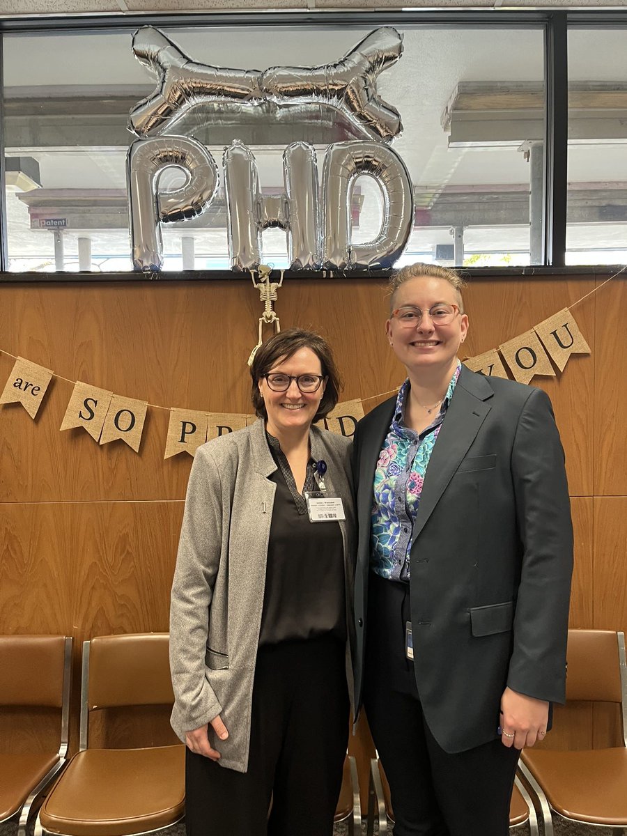 Katherine Arnold, PhD (@karnold912) on Twitter photo After 5 years at the Mayo Clinic, I successfully defended my PhD on cartilage mechanical integrity yesterday. Only possible thanks to many people, in particular my labmates and of course my mentor Dr. Jen Westendorf <a href="/JWestendorfPhD/">Jen Westendorf</a>. Looking forward to the next step! After 5 years at the Mayo Clinic, I successfully defended my PhD on cartilage mechanical integrity yesterday. Only possible thanks to many people, in particular my labmates and of course my mentor Dr. Jen Westendorf <a href="/JWestendorfPhD/">Jen Westendorf</a>. Looking forward to the next step!