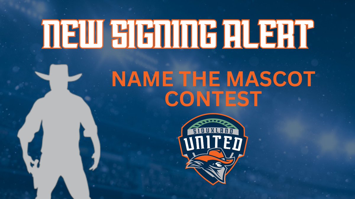 📣 Get ready, soccer fans! It's your chance to make history! Join the Siouxland United F.C. "Name Our Mascot" Contest and give our mascot a legendary name. Plus, you could win exclusive merch and free match tickets! 🎉🦊🎖️ bit.ly/SUFC-Mascot-Co…