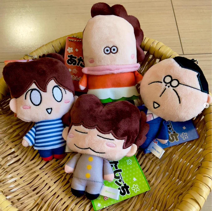 「あたしンち」グッズ・マスコット(再発売)、そして新作カラナビつきポーチ、通販してます  