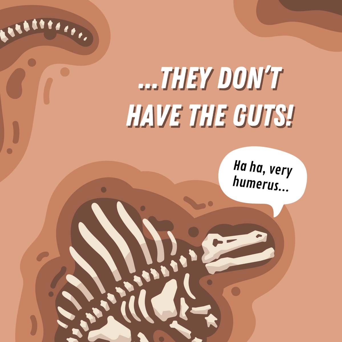 Happy Halloween! We thought we'd save our #GeoJoke of the month for the very last day...

Why don't fossils fight?

They don't have the guts!

#UWaterloo