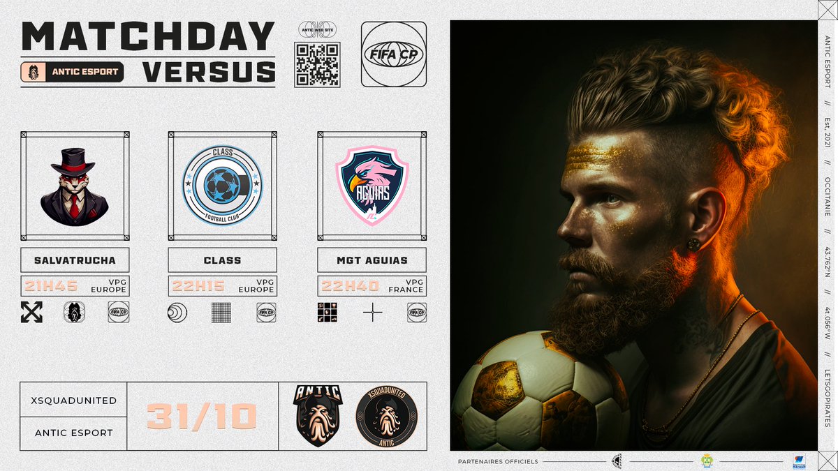 Antic ESC (@anticesport) on Twitter photo โฝ๏ธ ๐ ๐๐ง๐๐๐๐๐ฌ ! Deuxiรจme session de la saison en <a href="/OfficialVPG/">Virtual Pro Gaming</a> ๐ช๐บ & <a href="/VPGFrance_/">VPG France</a> ๐ซ๐ท. Objectif : prendre des points ! ๐ฆ
โถ๏ธ youtube.com/<a href="/xSquadUnited/">xSquadUnited</a> (21h40)
#EAFC24 #ProClubs | @xSquadUnited โฝ๏ธ ๐ ๐๐ง๐๐๐๐๐ฌ ! Deuxiรจme session de la saison en <a href="/OfficialVPG/">Virtual Pro Gaming</a> ๐ช๐บ & <a href="/VPGFrance_/">VPG France</a> ๐ซ๐ท. Objectif : prendre des points ! ๐ฆ
โถ๏ธ youtube.com/<a href="/xSquadUnited/">xSquadUnited</a> (21h40)
#EAFC24 #ProClubs | @xSquadUnited