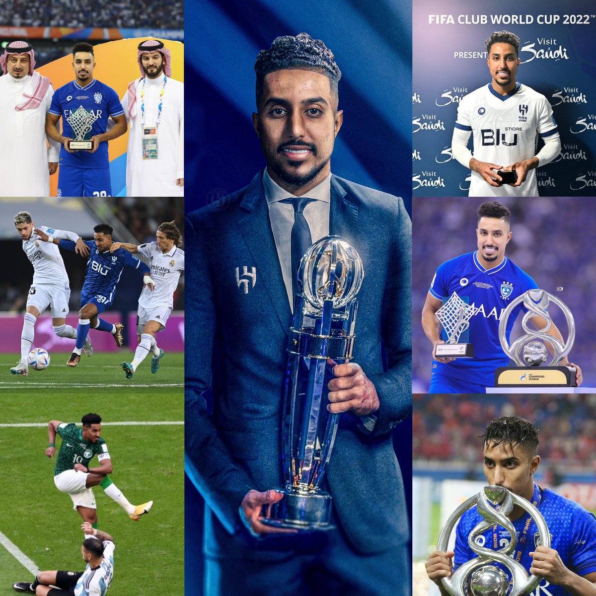 صدقوني هذه الجائزة ليست تكريم بل هي إنصاف لما فعله سالم في كرة القدم السعودية والخليجيه والآسيويه   #سالم_الدوسري