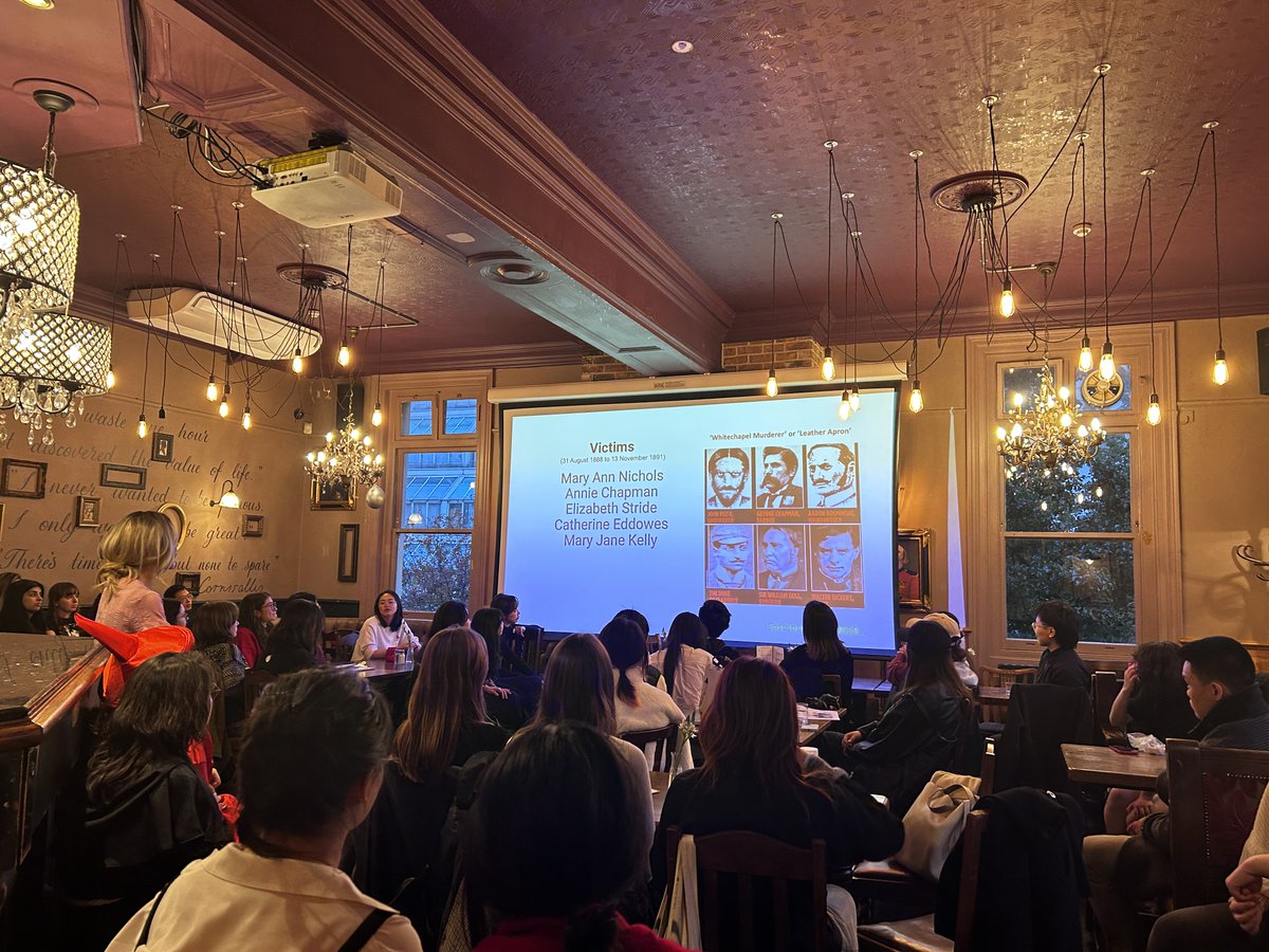 UCL Psychology and Education Society (PES) (@psychology_pes) on Twitter photo Yesterday, we were delighted to host a sold-out Halloween talk by <a href="/DrKeriWong/">Dr Keri Wong</a>. The talk delved into the enigmatic case of Jack the Ripper, biopsychology of crime, mental health and criminal behaviour, ending with contemplations on collective responsibility and rehabilitation. Yesterday, we were delighted to host a sold-out Halloween talk by <a href="/DrKeriWong/">Dr Keri Wong</a>. The talk delved into the enigmatic case of Jack the Ripper, biopsychology of crime, mental health and criminal behaviour, ending with contemplations on collective responsibility and rehabilitation.