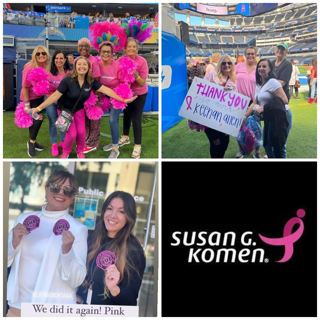 As we close out #BreastCancerAwarenessMonth, I want to thank these incredible brave women. You are truly inspiring. Happy birthday, Susan G. Komen. This is your legacy. We are recruiting Big Wigs for the class of 2024. Who is ready to rock the pink 💗 wig? #pinkpatch