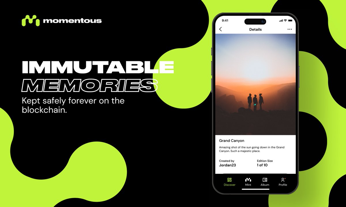 OnMomentous's tweet photo. Consider yourself an early adopter?

Sign up for our early-access beta at https://t.co/olSvroC84g and experience the future of personal media 📸 https://t.co/KIpfose3Hl