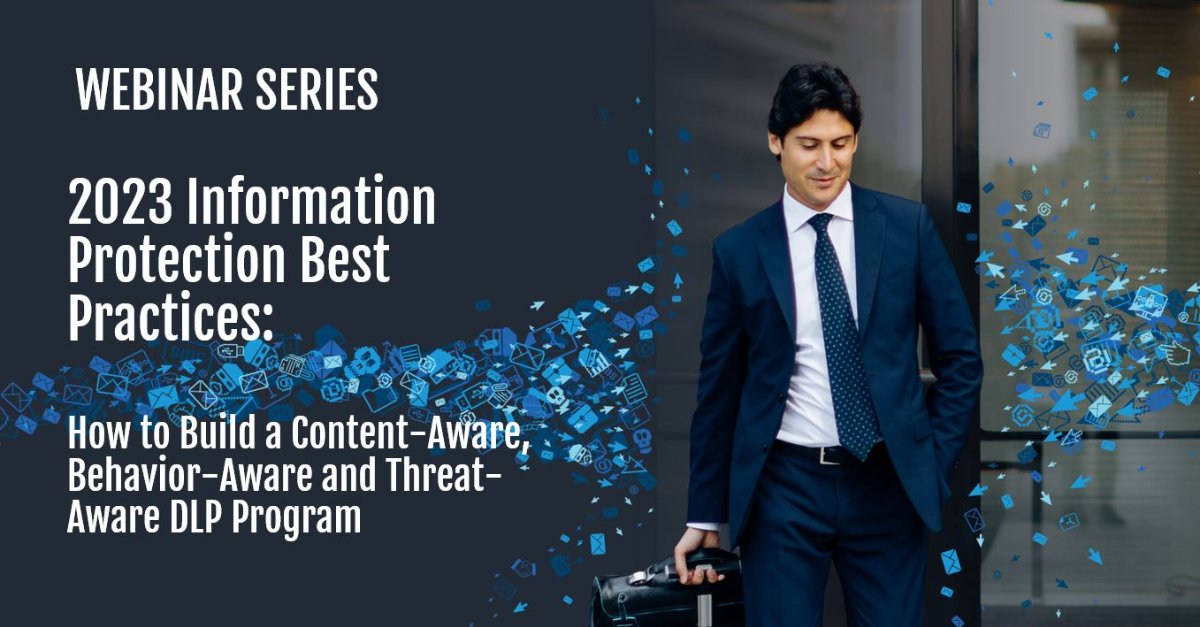 proofpoint's tweet image. Part 2 of Proofpoint&apos;s 2023 Information Protection Best Practices #webinar series is on Thursday, November 2nd.

ow.ly/f0NO50Q2oRR

In this session, we will share why insights into content, behavior, and threats are critical for a modern #informationprotection strategy.
