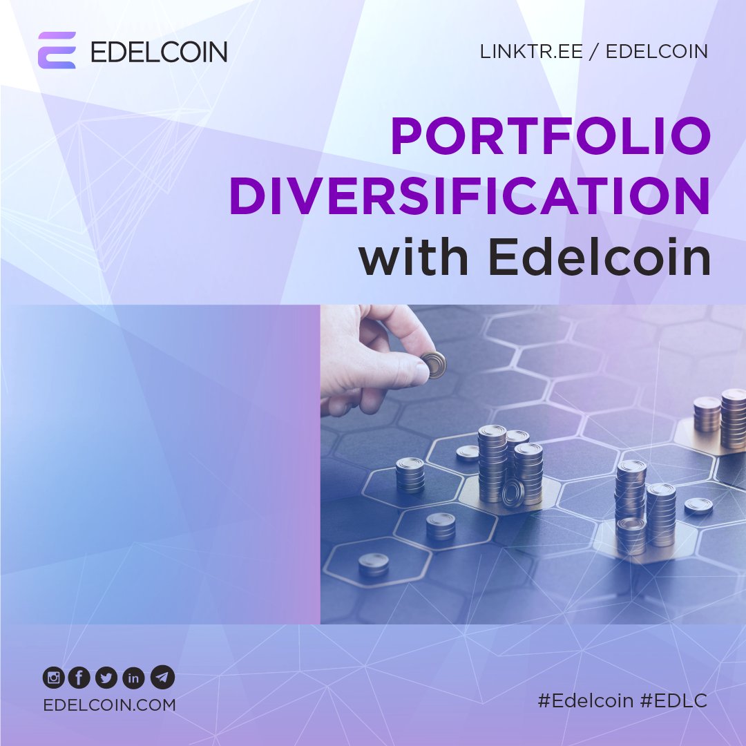 Unfold a realm of financial diversification with #Edelcoin! A unique blend of precious metals backing ensures a stable asset in your portfolio. Diversify with confidence! Edelcoin.com #PortfolioDiversification #CryptoInvesting