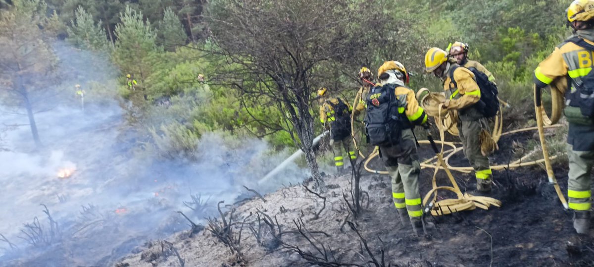 AT_Brif's tweet photo. 📃Campaña extinción Incendios forestales 2023
17/06-31/10 finaliza:

👨‍🚒@BrifLaza #Ourense

🔥10 Intervenciones en #IIFF entre los más destacados:

#IFValporqueroDeRueda
#IFChaguazosoVilariño
#IFFumaces
#IFTrasmiras

🚁🚁56h 59 '⏱️horas de vuelo

Somos #BRIF de @mitecogob https://t.co/EXI10xSSPz