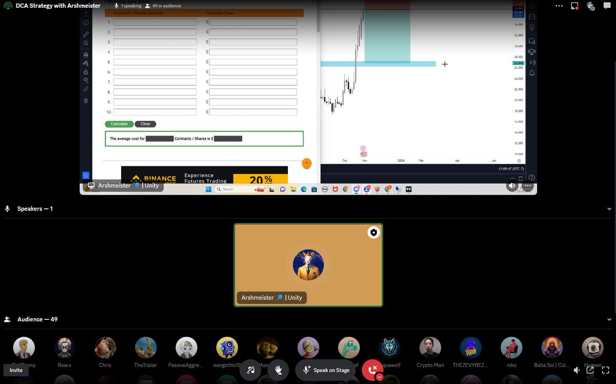 Unity Academy (@unityacademyinc) on Twitter photo 🎙️ DCA Strategy with <a href="/arshmeister/">Arshmeister</a>
Including: Risk Management+ Q & A
💯 Follow, RT & Tag 3 Friends
⛩️ | Join Free Discord Link In Bio
#crypto $SOL #cryptotrading #meme 🎙️ DCA Strategy with <a href="/arshmeister/">Arshmeister</a>
Including: Risk Management+ Q & A
💯 Follow, RT & Tag 3 Friends
⛩️ | Join Free Discord Link In Bio
#crypto $SOL #cryptotrading #meme