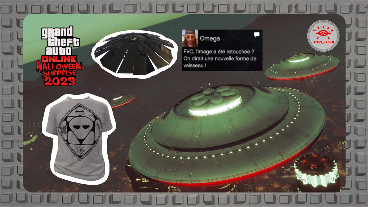 TRUTH_PROJECT_'s tweet photo. Mise à jour du Dossier_déclassifié_6_

Fichier_déclassifié_6.3_ Invasion d'OVNIS, partie 3, troisième vague. [📸🛸]
https://t.co/RvpoTXqyRx

#UFOInvasion #Omega #FortZancudoGovernmentFacility #HalloweenSurprise2023 #TRUTH_PROJECT_ #ChiliadMystery #GTAOnline @RockstarGames #PS5 https://t.co/1LwX1JXird