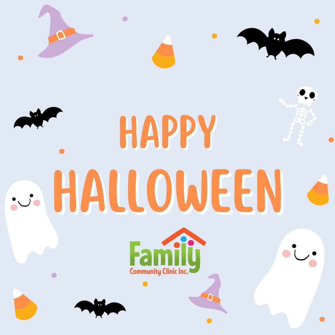 We at Family Community Clinic wish you and yours a safe (and warm) Halloween!