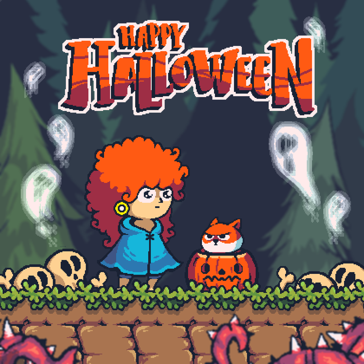 From our team, happy halloween everyone 🎃👻
#pixelart