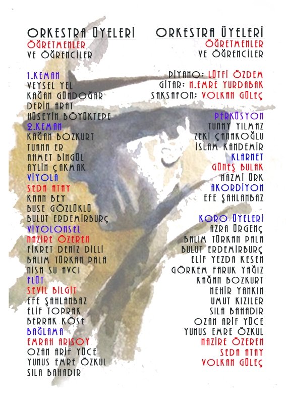 YÜZ YILLIK KONSER SİZİNLE...
BEKLERİZ..