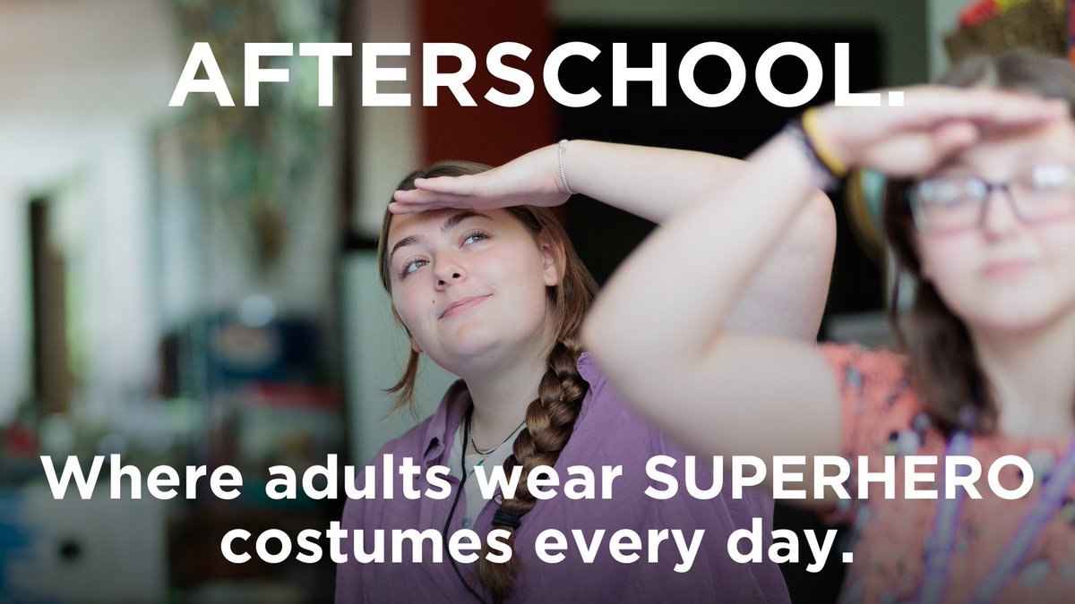 It's 3 PM on Halloween, kids have spent the entire day in school & they know unlimited candy is just 2 hours away. There's only one person we trust for this job: The Afterschool Professional. They are truly Earth's Mightiest Superheroes. Wishing you a happy & safe Halloween!