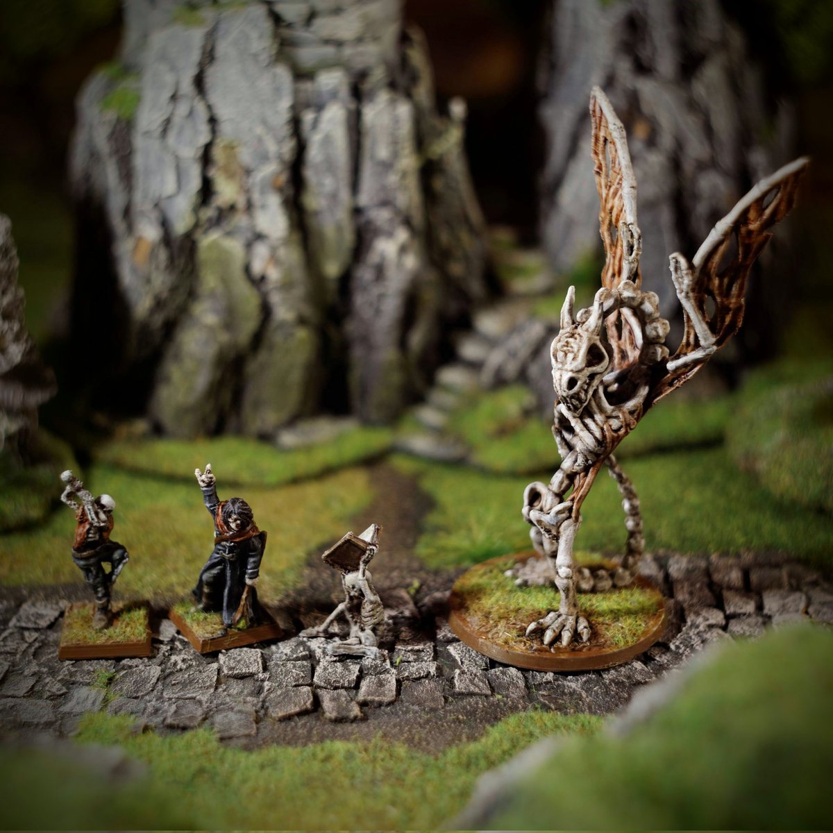BriteMinis's tweet photo. They used to laugh at him. They used to call him names. They used to flip his lunch tray. Now they'll see. Now their corpses will dance to his tune.  
New minis, printed supportless on #Ender3.
#undead #spooktober #Halloween #skeletons #zombie #monster #dnd #oldhammer #pathfinder https://t.co/NDUft1dm1I