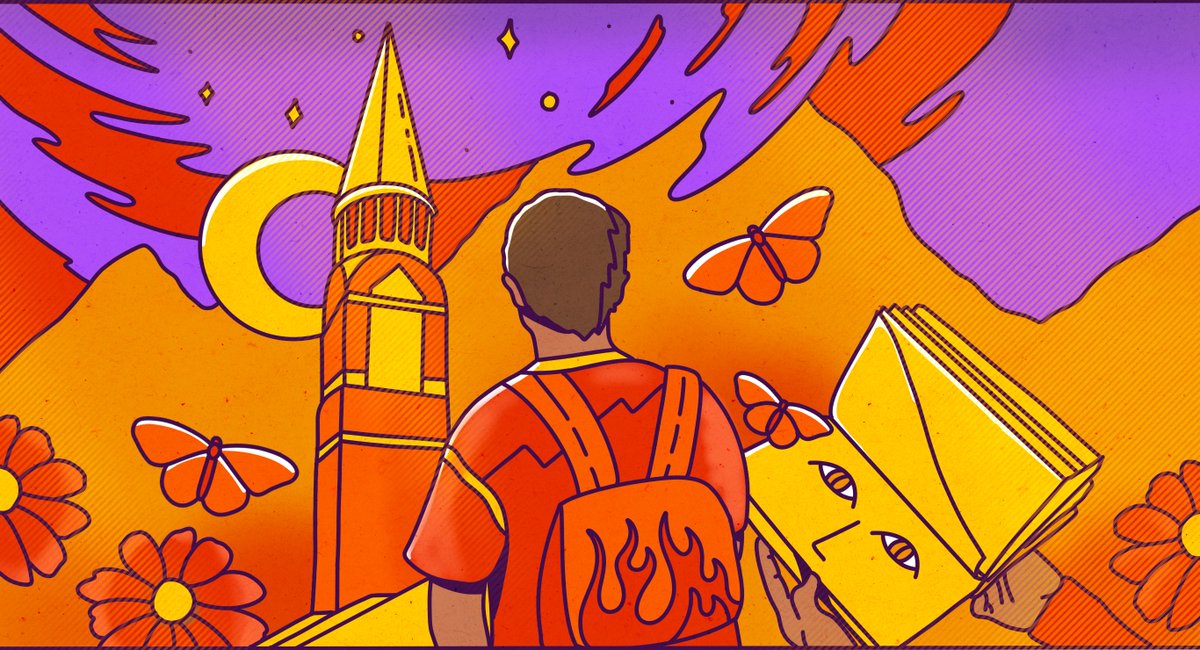 "I thought if I filled my plate &amp; proved to the world that I was enough, the world would put my undocumented status to the side &amp; say, 'you are one of us.'" Read Brayan Montes-Terrazas' (@yamzworld) essay featuring his original illustration in <a href="/boardhawk/">DPS Boardhawk</a>: tinyurl.com/28xdxf4b