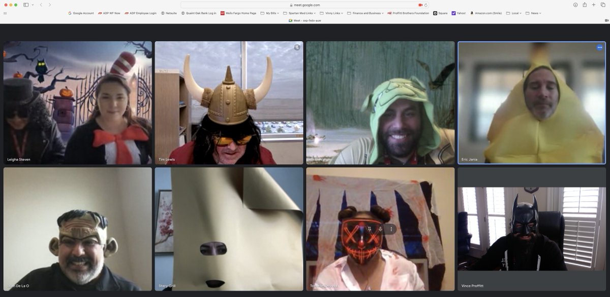 We're still working hard but having a little fun doing it. Happy Halloween!