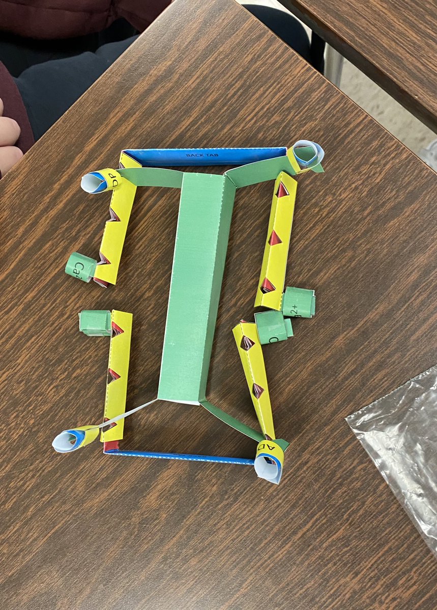 HBS students using origami models to show the process of skeletal muscle contraction. <a href="/shannonbogert1/">Shannon Bogert</a> <a href="/val_slay/">Val Slay</a> @ThePelhamWayPRN