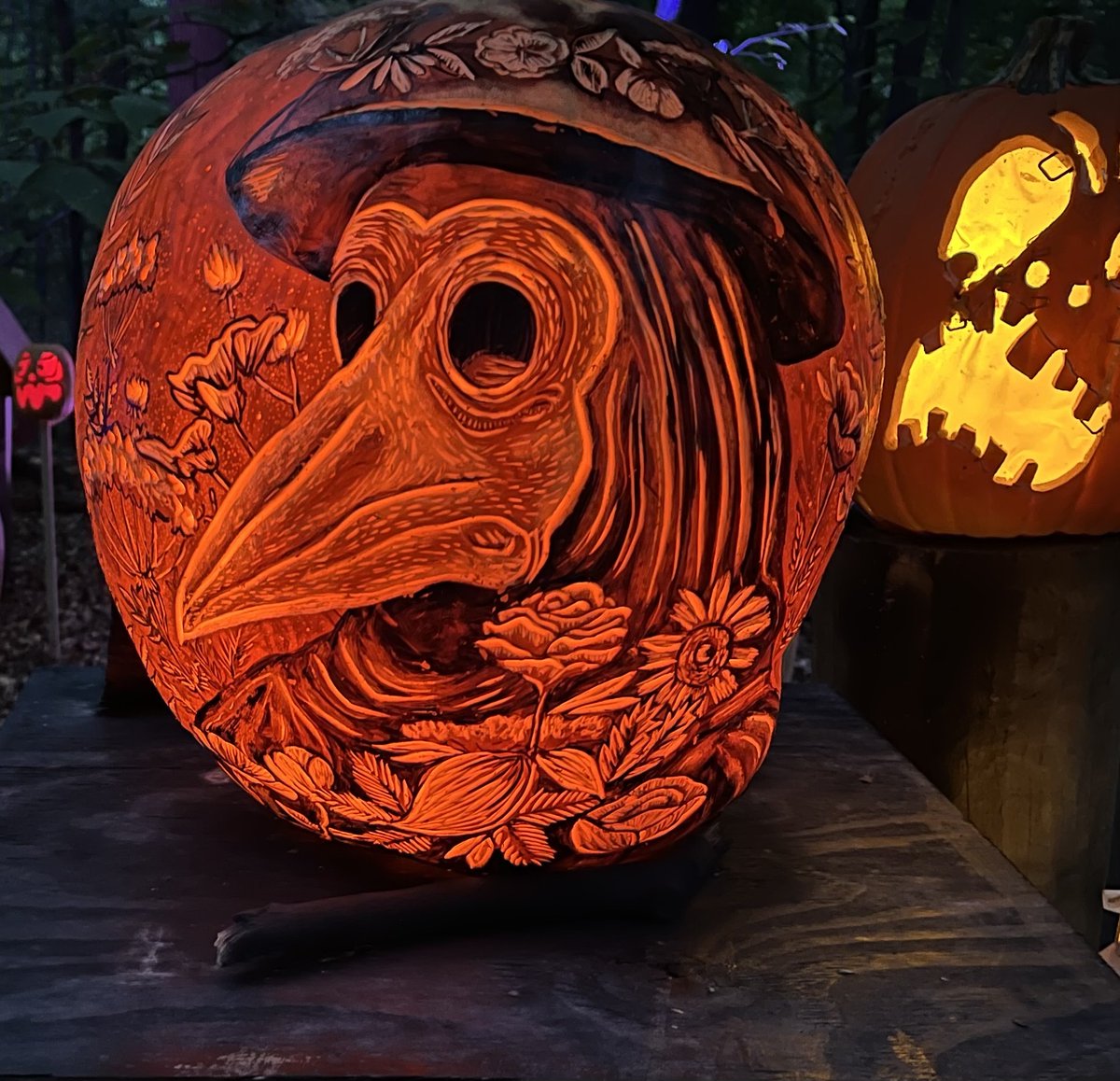 Healthjoy's tweet photo. Happy Halloween! 

Congrats the winners of HealthJoy's annual Carving Contest!

🥇 Scariest Pumpkin: Oleh Sverdlov — zombie JOY pumpkin 
🥇 Funniest Pumpkin: Liudmyla Drozhzhyna — laughing pumpkin
🥈 HM: Robert Link (raven pumpkin) and Vinson Tanner (French Bulldog pumpkin) https://t.co/YmCIPHhuP3