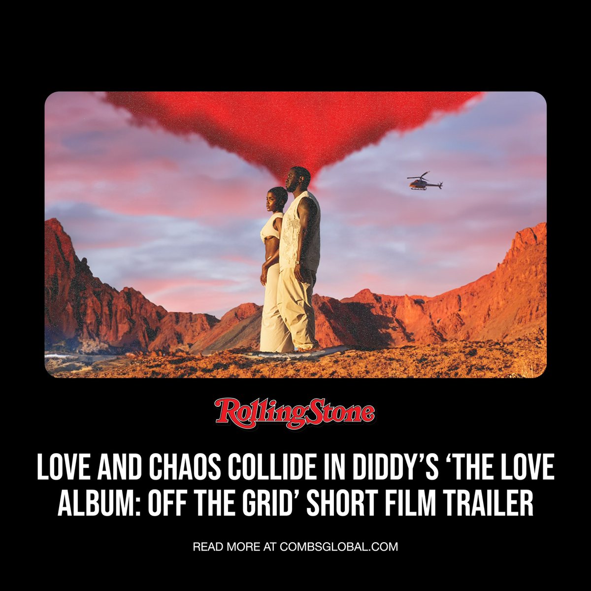 CombsGlobal's tweet image. Love and chaos collide in @Diddy’s “Off The Grid” short film trailer. 

Read more : combsglobal.com/love-and-chaos…