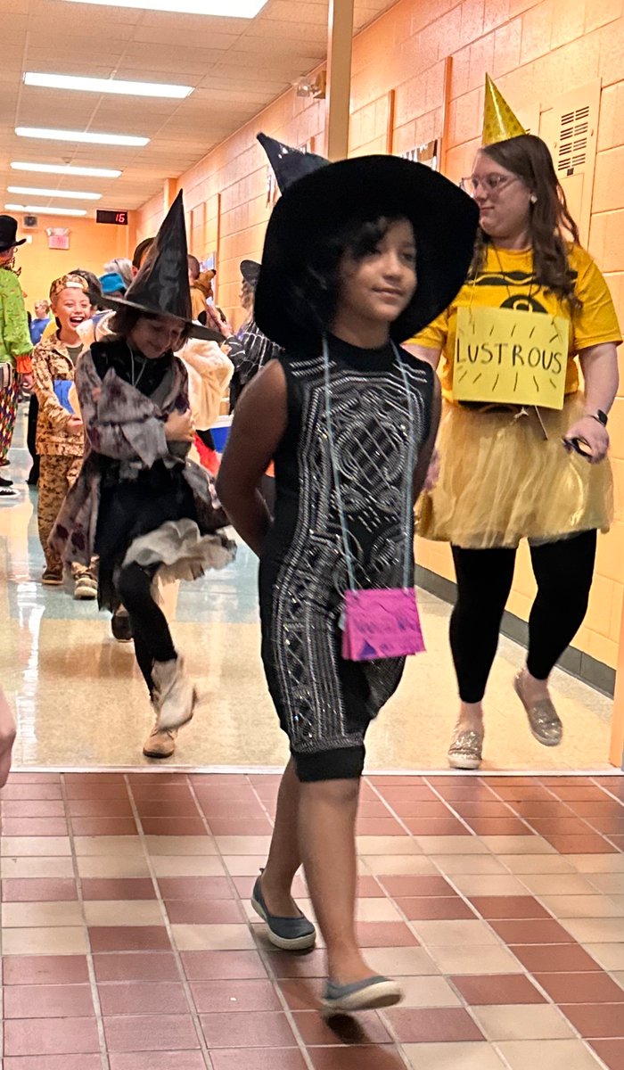 Students and staff enjoyed several fun activities today for Halloween! Some of the fun included building pumpkin catapults and dressing up for the annual vocabulary parade! 

We love the costumes and smiling faces!  
🎃