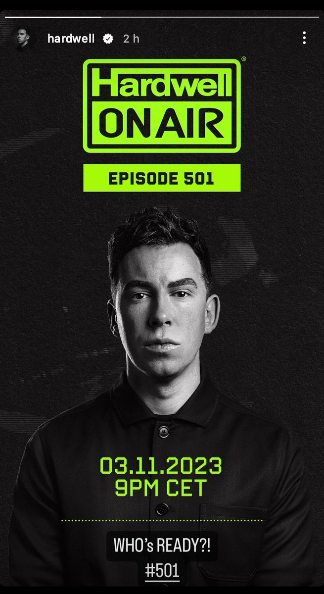 "Yo yo! My name is Hardwell and welcome to the soundtrack of your nightlife" 😭

Hardwell on Air is coming back on Nov 3rd (Finally) 🙌🏻