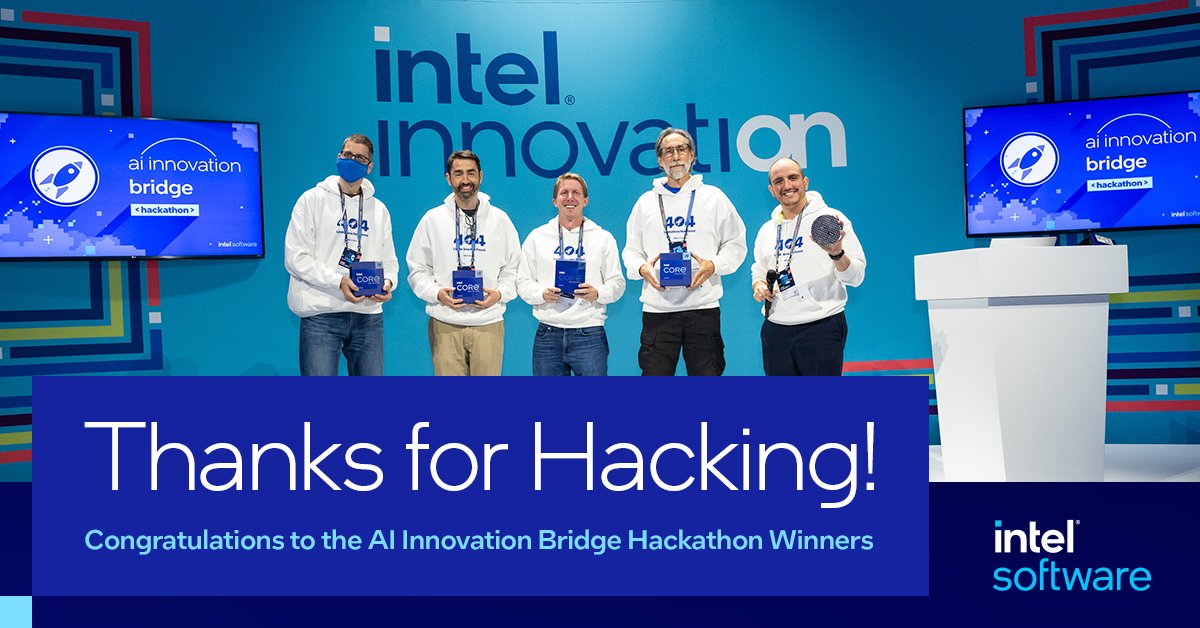 Intel Software tweet media