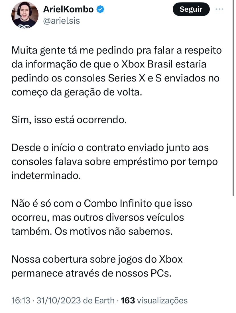 Diegão on X: Te amo @XboxBR  / X
