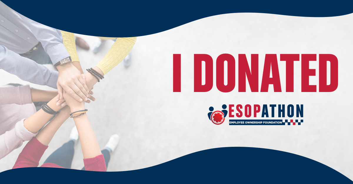 Will you support #employeeownership and help @OwnershipFound break our all-time fundraising record? There's still time to donate to #ESOPATHON: esopathon.org/donate