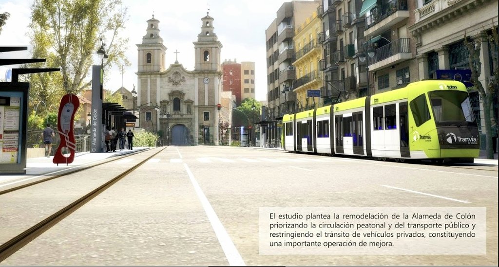 jjizquierdo2012's tweet photo. Esto es Paso1 hacia el Paso2.
El Paso2 es esto 👉 📷 del proyecto ya aprobado por el @AytoMurcia en octubre 2014. Hace 9 años 😳
El #TranvíaMurciaSurYA permitirá la peatonalización total 🤗
#MurciaBonica
#EmbellecerMurciaCascoHistórico https://t.co/0Oq1rxm9Zu