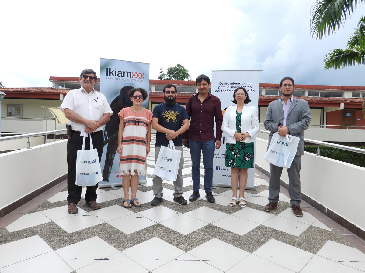 u_ikiam's tweet photo. El grupo de investigación Ecosistemas Tropicales de Cambio Global de la Universidad Regional Amazónica Ikiam y el Centro Internacional para la Investigación del Fenómeno del Niño (CIIFEN) realizaron el conversatorio:

𝐄𝐟𝐞𝐜𝐭𝐨 𝐝𝐞𝐥 𝐅𝐞𝐧ó𝐦𝐞𝐧𝐨 𝐝𝐞𝐥 𝐍𝐢ñ𝐨 𝐞𝐧 𝐥𝐚 𝐏𝐥𝐚𝐧𝐢𝐟𝐢𝐜𝐚𝐜𝐢ó𝐧 𝐝𝐞 𝐏𝐚𝐢𝐬𝐚𝐣𝐞𝐬 𝐀𝐦𝐚𝐳ó𝐧𝐢𝐜𝐨𝐬.

La discusión abierta en un conversatorio puede contribuir a una mejor planificación de respuesta a desastres y una coordinación más efectiva entre las autoridades locales y nacionales