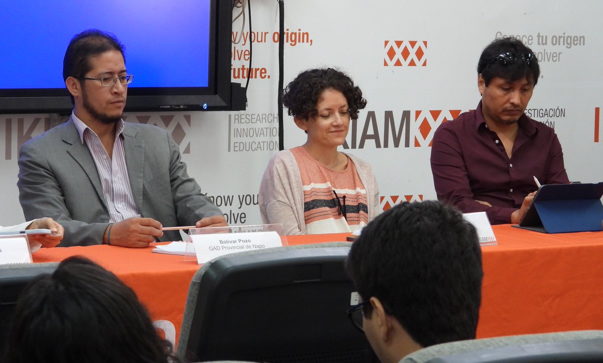 u_ikiam's tweet photo. El grupo de investigación Ecosistemas Tropicales de Cambio Global de la Universidad Regional Amazónica Ikiam y el Centro Internacional para la Investigación del Fenómeno del Niño (CIIFEN) realizaron el conversatorio:

𝐄𝐟𝐞𝐜𝐭𝐨 𝐝𝐞𝐥 𝐅𝐞𝐧ó𝐦𝐞𝐧𝐨 𝐝𝐞𝐥 𝐍𝐢ñ𝐨 𝐞𝐧 𝐥𝐚 𝐏𝐥𝐚𝐧𝐢𝐟𝐢𝐜𝐚𝐜𝐢ó𝐧 𝐝𝐞 𝐏𝐚𝐢𝐬𝐚𝐣𝐞𝐬 𝐀𝐦𝐚𝐳ó𝐧𝐢𝐜𝐨𝐬.

La discusión abierta en un conversatorio puede contribuir a una mejor planificación de respuesta a desastres y una coordinación más efectiva entre las autoridades locales y nacionales