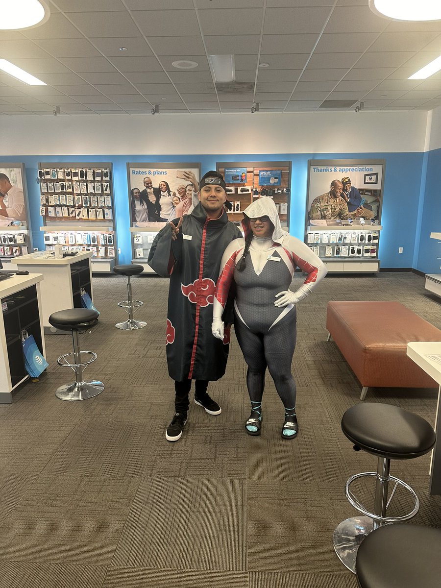 AT&T Portables Dulles Town Center (@attportablesdtc) on Twitter photo Happy halloween from Alex and Fabiana at Dulles #teamelite <a href="/TonyGPortables/">TONY GOMEZ At&t Portables</a> <a href="/elthonmunoz/">Elthon Munoz</a> Happy halloween from Alex and Fabiana at Dulles #teamelite <a href="/TonyGPortables/">TONY GOMEZ At&t Portables</a> <a href="/elthonmunoz/">Elthon Munoz</a>