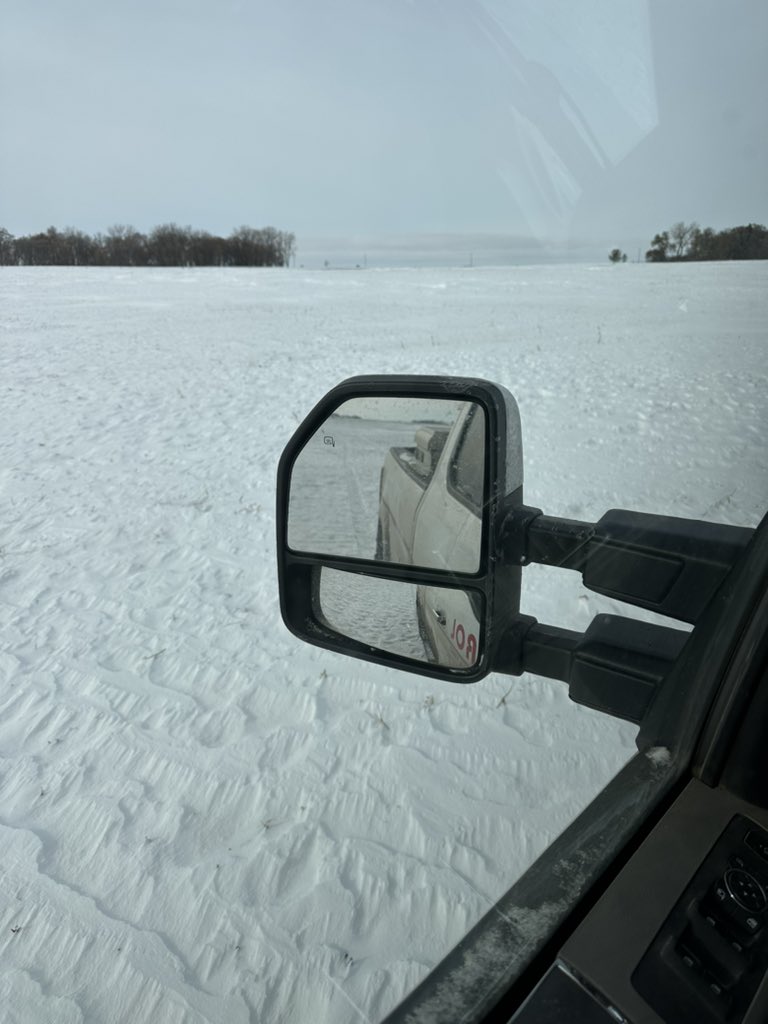 Little bit of alkali in this field today! #snowsoilsampling